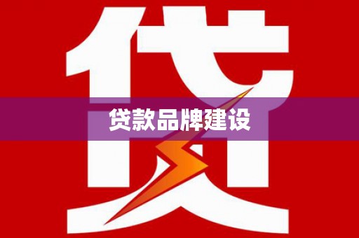 淇滨贷款品牌建设