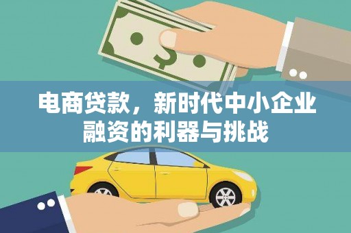 淇滨电商贷款，新时代中小企业融资的利器与挑战
