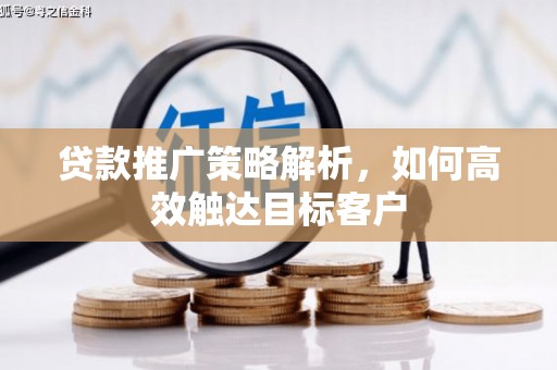 淇滨贷款推广策略解析，如何高效触达目标客户