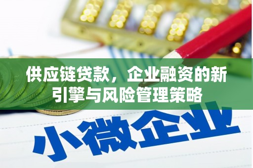 淇滨供应链贷款，企业融资的新引擎与风险管理策略
