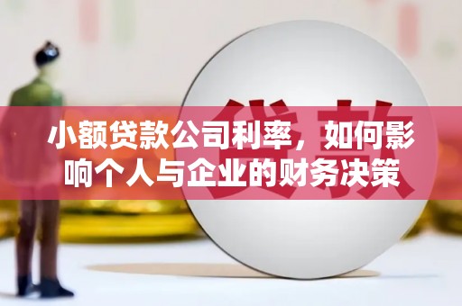 淇滨小额贷款公司利率，如何影响个人与企业的财务决策