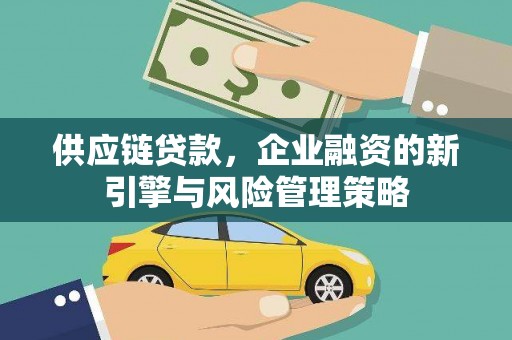 淇滨供应链贷款，企业融资的新引擎与风险管理策略
