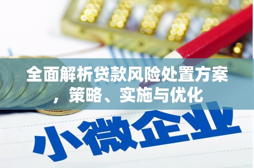 淇滨全面解析贷款风险处置方案，策略、实施与优化