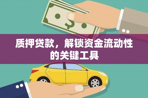 淇滨质押贷款，解锁资金流动性的关键工具