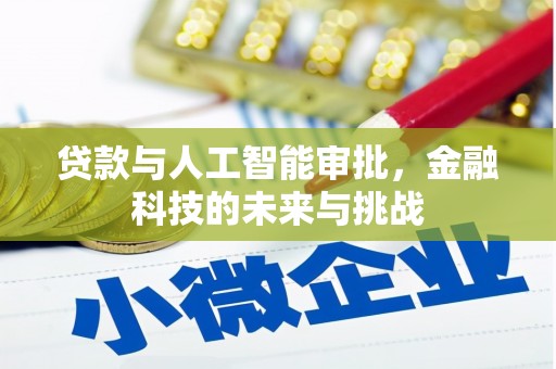 淇滨贷款与人工智能审批，金融科技的未来与挑战