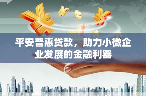 淇滨平安普惠贷款，助力小微企业发展的金融利器