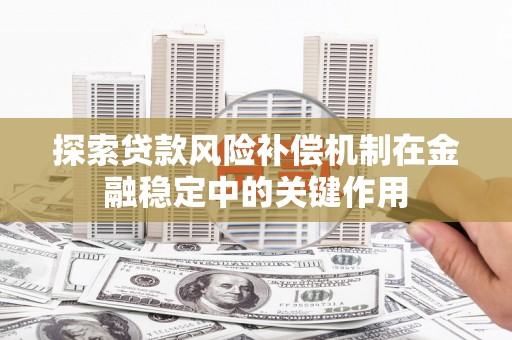 淇滨探索贷款风险补偿机制在金融稳定中的关键作用